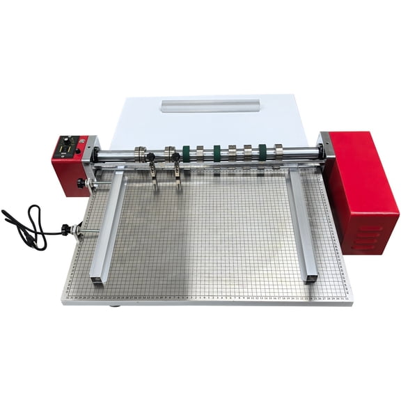 25.5 Inch Electric Creasing Machine Stepless Speed Paper Creasing Perforating Cutting Device