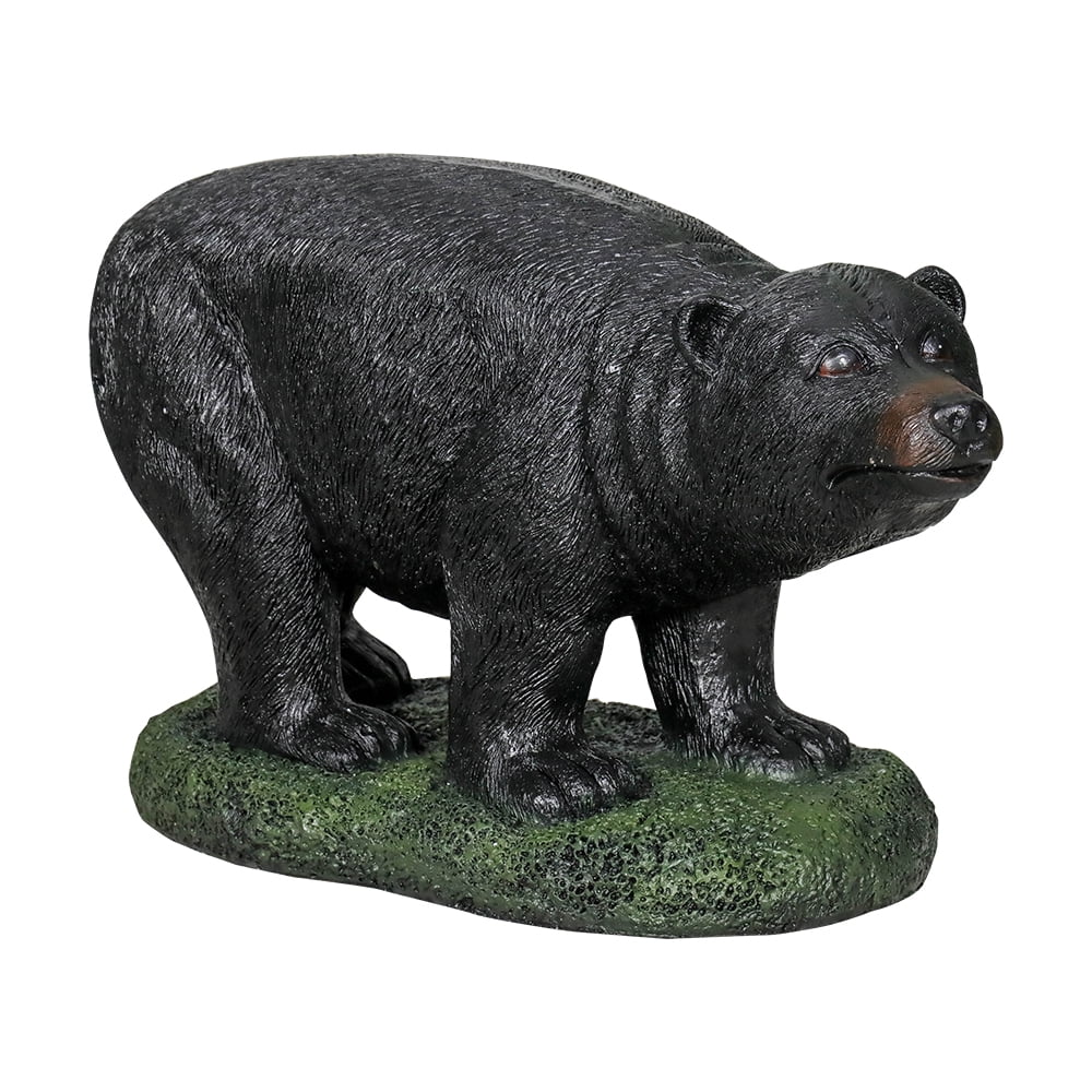 25.5" L Walk Bear Statues for Home Decoration Garden Decor Black Bear