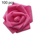 thumbnail image 1 of 25/50/100Pcs Artificial PE Foam Rose Flowers Head DIY Wedding Home Room Decor Red PE Foam, 1 of 8