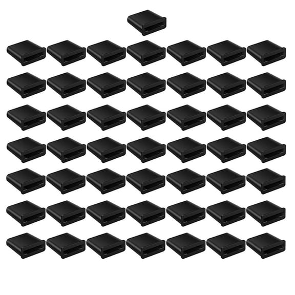 25/50/100Pcs Drip End Folding Water Drip Tape Irrigation Set Practical Irrigation Tape Adapter For Commercial Watering