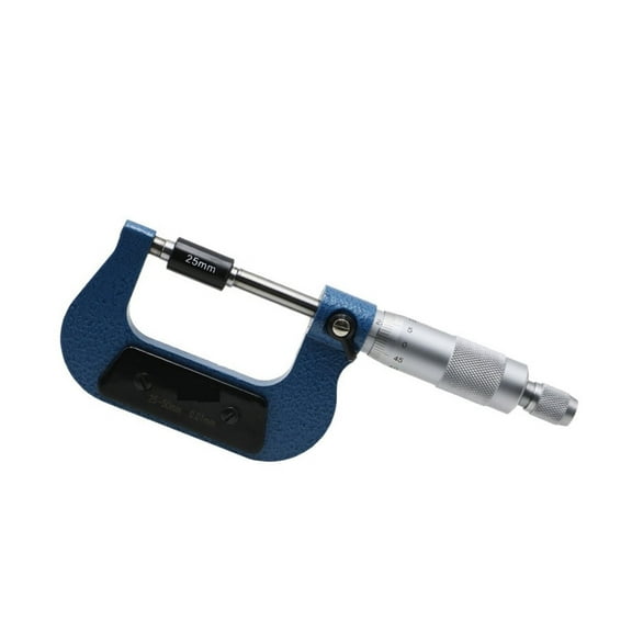 25-50mm 0.01mm Outside Micrometer Carbide Tipped Metric Micrometer Gauge Precision Machinist Tools ,Resist Corrosion