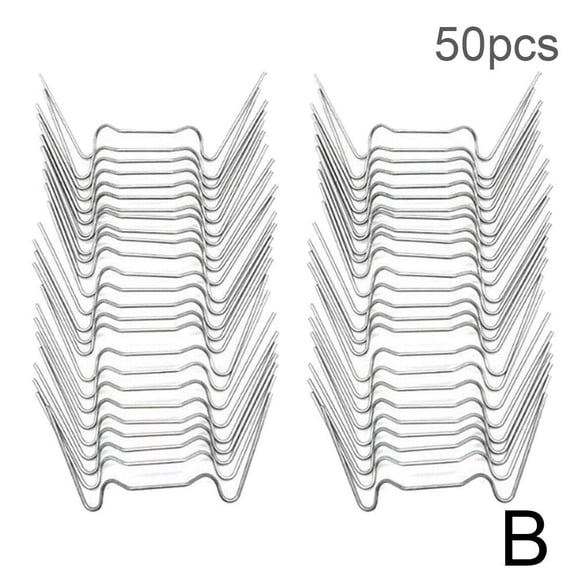 25/50pcs Greenhouse Fixing Clips Nail Greenhouse Glass Pane Fixing Clip Plant for Stainless Clips Glazing Steel Spring Wire
