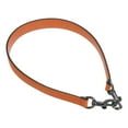 thumbnail image 1 of Uxcell 1 Count PU Leather Short Bag Strap with Clasp Orange, Grey Buckle 25.59 x 0.91 inch, 1 of 6