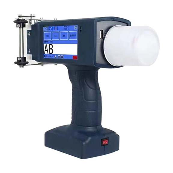 25-60mm Big Large Character Handheld Smart Food Production Date Marking Typewriter Large Character Inkjet Coding Machine