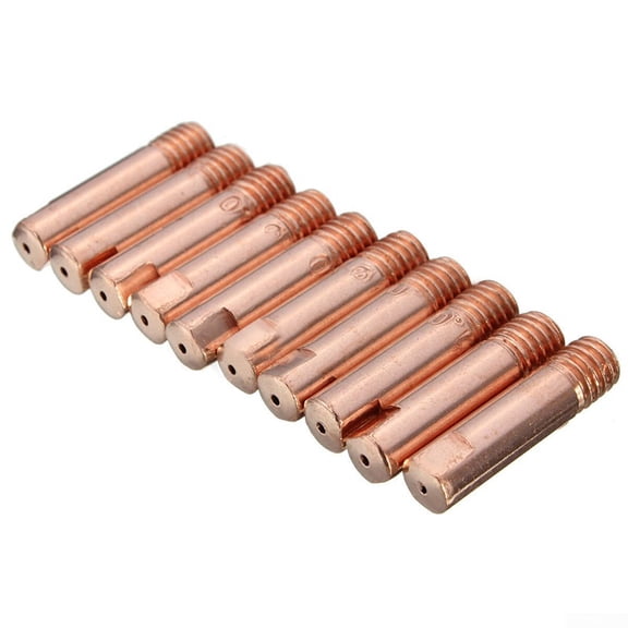 25*6mm Nozzles 10Pcs MIG/MAG Welding Tips Holder Gas Copper 10x Useful
