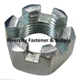 thumbnail image 1 of (25) 7/16-20 Slotted Hex Castle Nut 7/16 X 20 Fine Thread 7/16X20 Nuts 7/16", 1 of 3