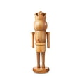 25.75 Inches Natural Wood Nutcracker Décor By Holiday Time