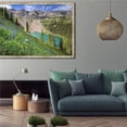 thumbnail image 1 of 25.75 x 37.75 in. Lower Blue Lakes Wildflowers Framed Canvas Art, 1 of 1