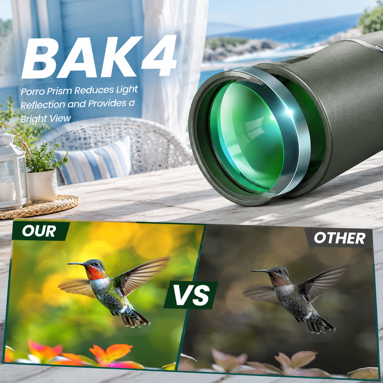 Target Flashcard 25-75x85 Green Ed Spotting Scope for Target Bird Watching Stargazing ...