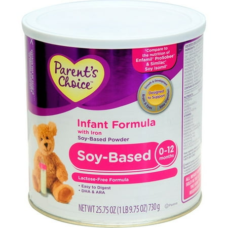 Parent's Choice - Soy Infant Powder Formula, 25.7 oz, (Pack of 6)
