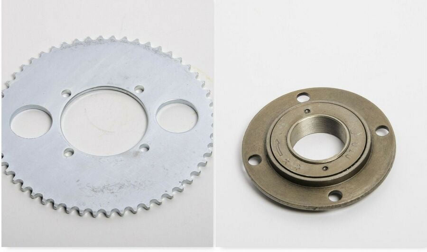 25 80T 4 hole Sprocket chain drive gear+Free wheel f rear wheel GoKart