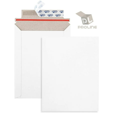 25 - 9 x 11.5 PROLINE RIGID PHOTO SHIPPING FLATS CARDBOARD ENVELOPE MAILERS