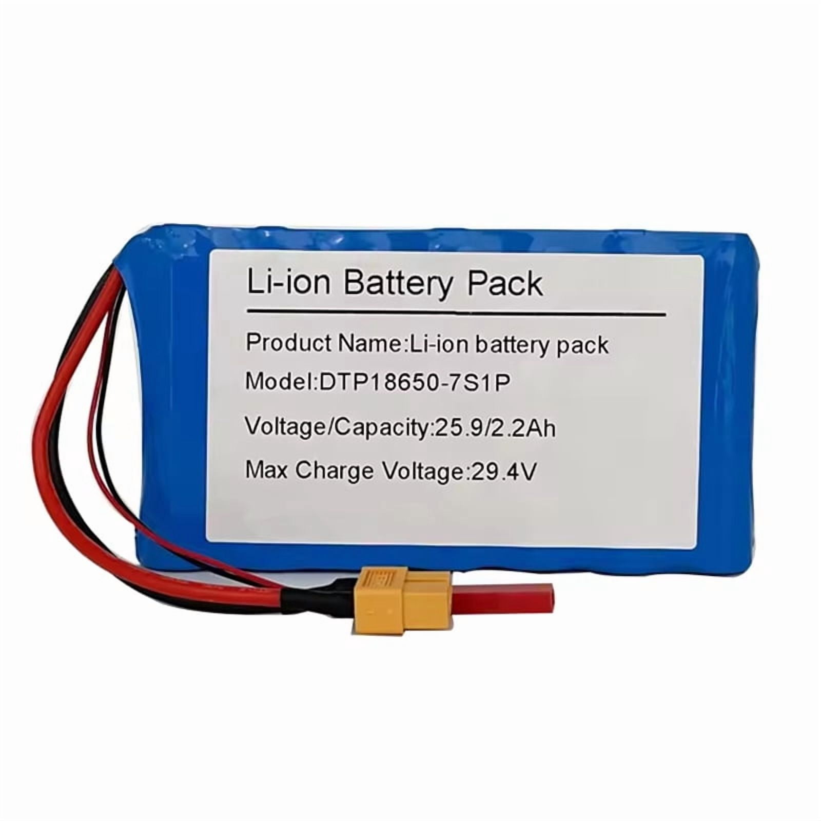 25.9v 2.2Ah 25.2v 2200mAh battery for scooter skateboard elec bicycle Fish Board