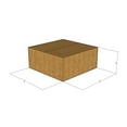 thumbnail image 1 of 9x9x4 Kraft Brown Corrugated Shipping Boxes, 32 ECT Single-Wall, Qty 25, 1 of 3
