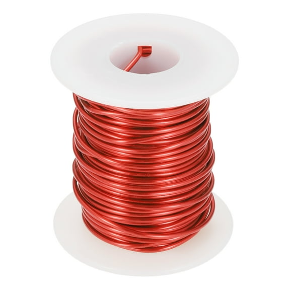 25 AWG Magnet Wire, 25 Gauge 8 oz Enameled Copper Wire, 155C(311F), Red,White