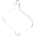thumbnail image 1 of 25 Acrylic Christmas Ornaments Blanks Bubble SOTO 1/8" Thick Clear (4.5"), 1 of 5