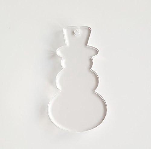 50 Stück Transparente Acryl-Anhänger – Eis Am Stiel Form, 2 Mm Dick – Für Gravur, Bemalung & DIY