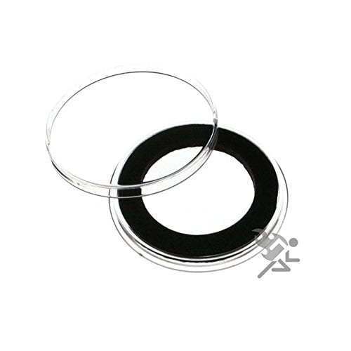 Air-Tite Black Ring Capsules For 5 Gram Gold Bars - 3 Pack, Archival Safe, Made In USA