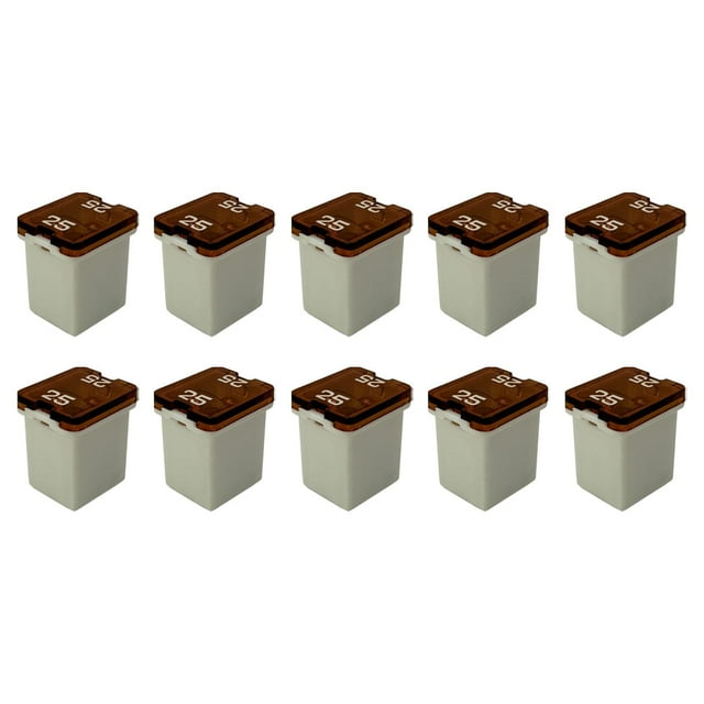 25 Amp JCase Low Profile (Mini) Fuse 16mm for Pickup Trucks, Cars and