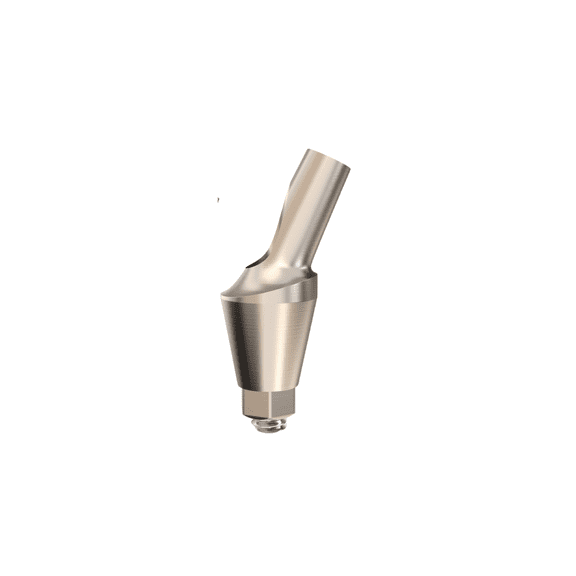 25 Angled Titanium Connector 5.0mm Regular Platform Conical Connection Includes Titanium Screw 4.5mm