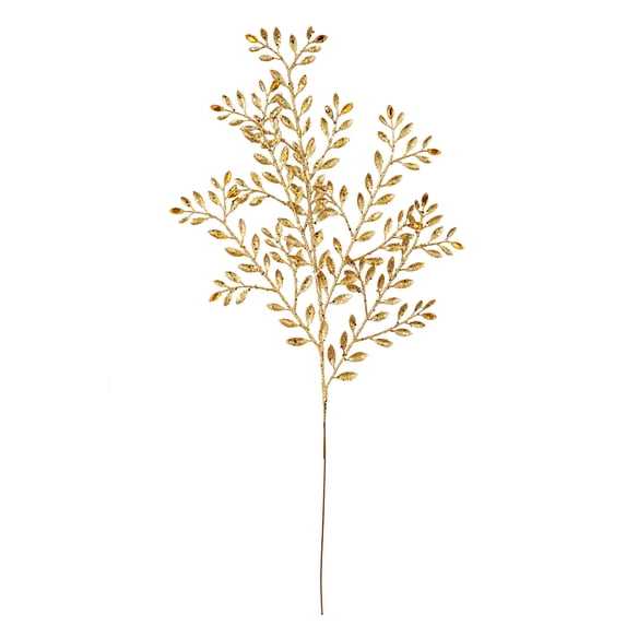 25" AntiGold Ruscus Glit Jewel Spry 12Bg