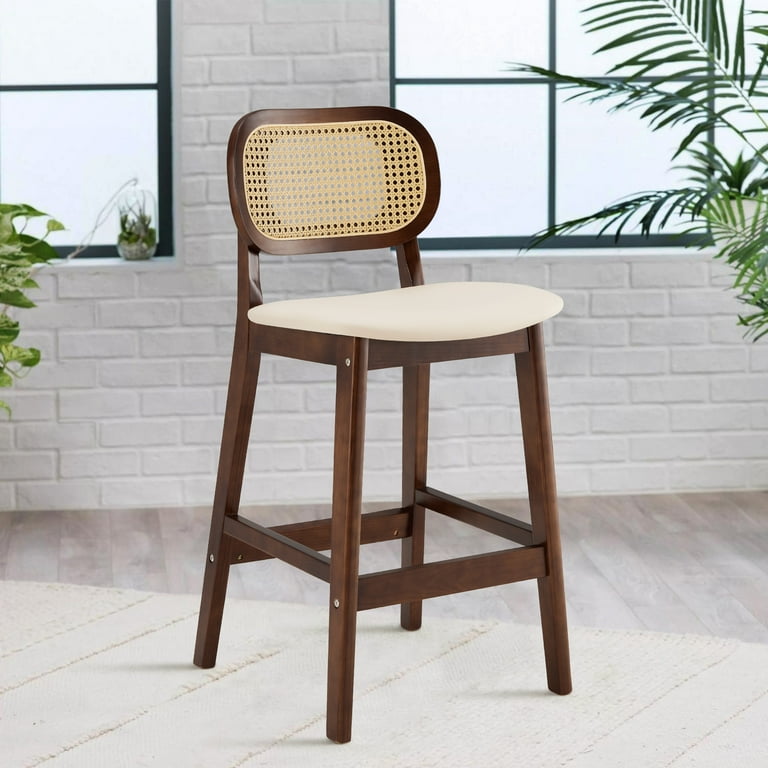 Rattan cheap kitchen stool