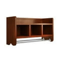 thumbnail image 1 of 25" Bath Storage Shelf with Towel Rod, Chestnut, 1 of 7