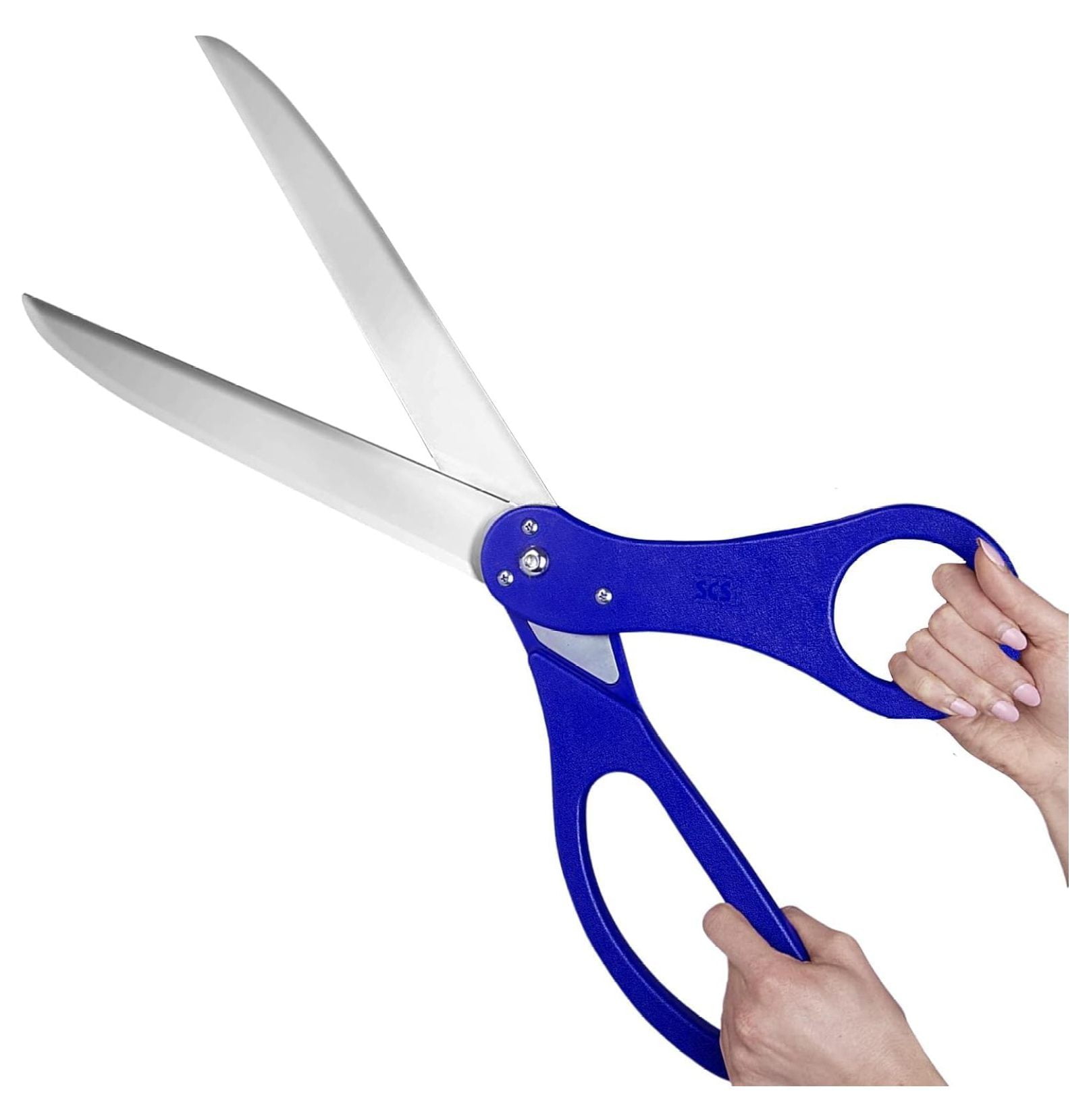 25" Blue Grand Opening Scissors – Blue Giant Scissors for Ribbon