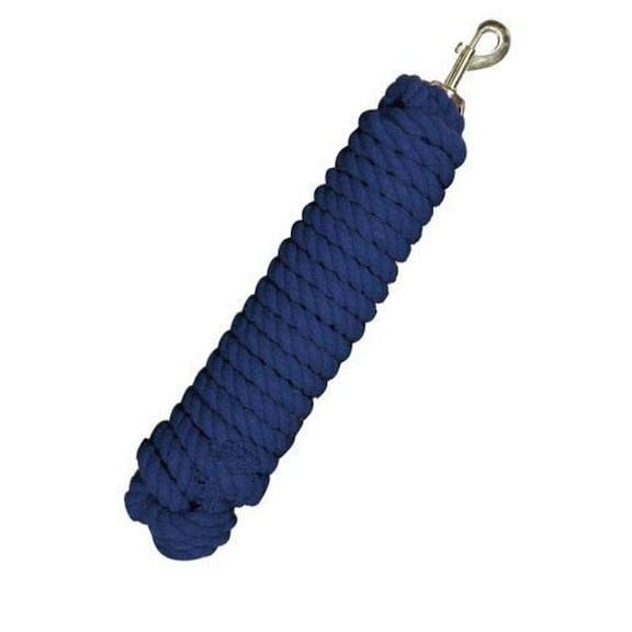 25' Braided Cotton Lunge Line w/ Brass Snap