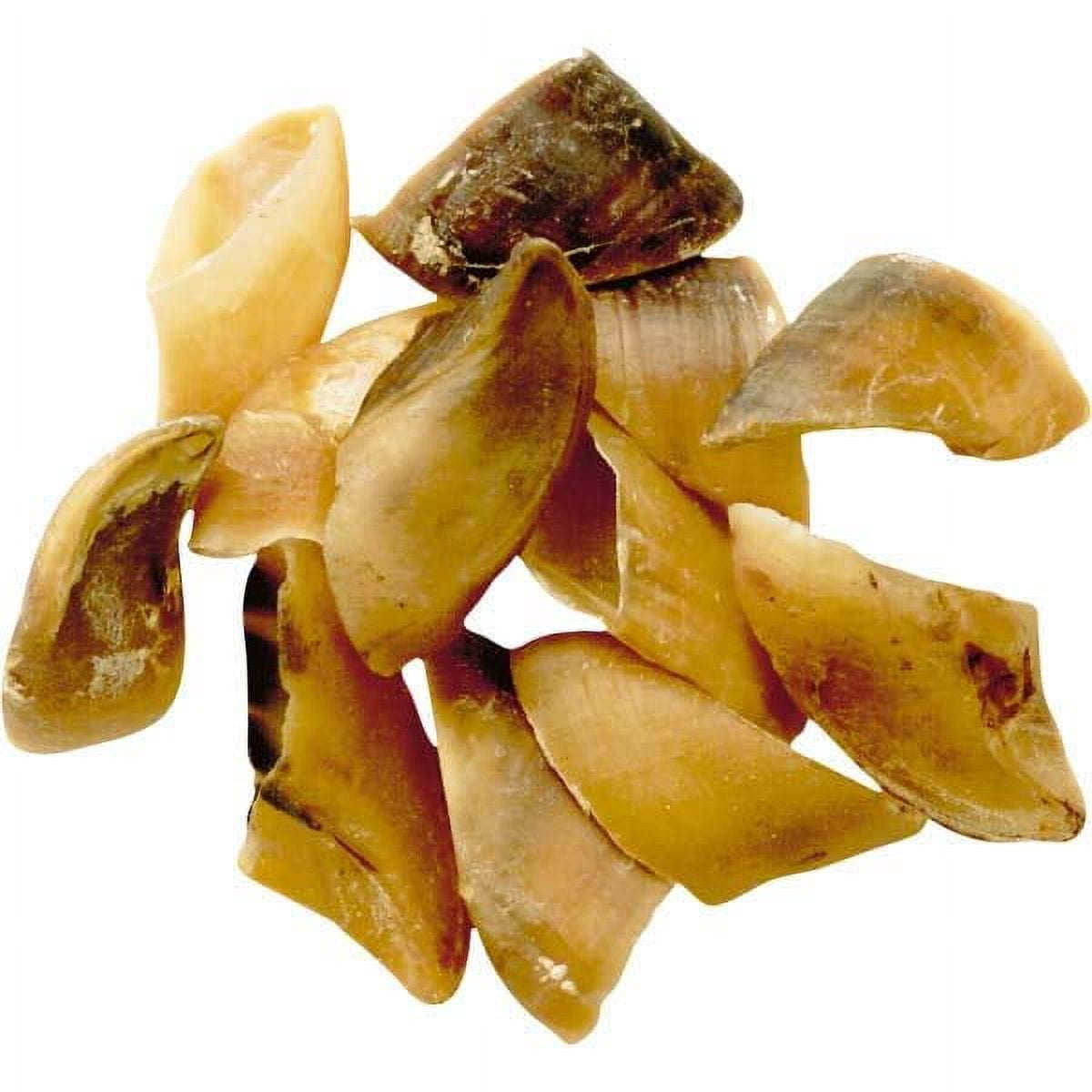 25 Bulk Treat Packs Heavy Duty Dog Chew Rawhide Knee Caps Hooves Horns or Bones (Hooves)