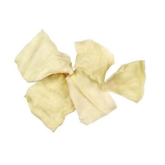 25 Bulk Treat Packs Heavy Duty Dog Chew Rawhide Knee Caps Hooves Horns or Bones (Natural Rawhide Chips)