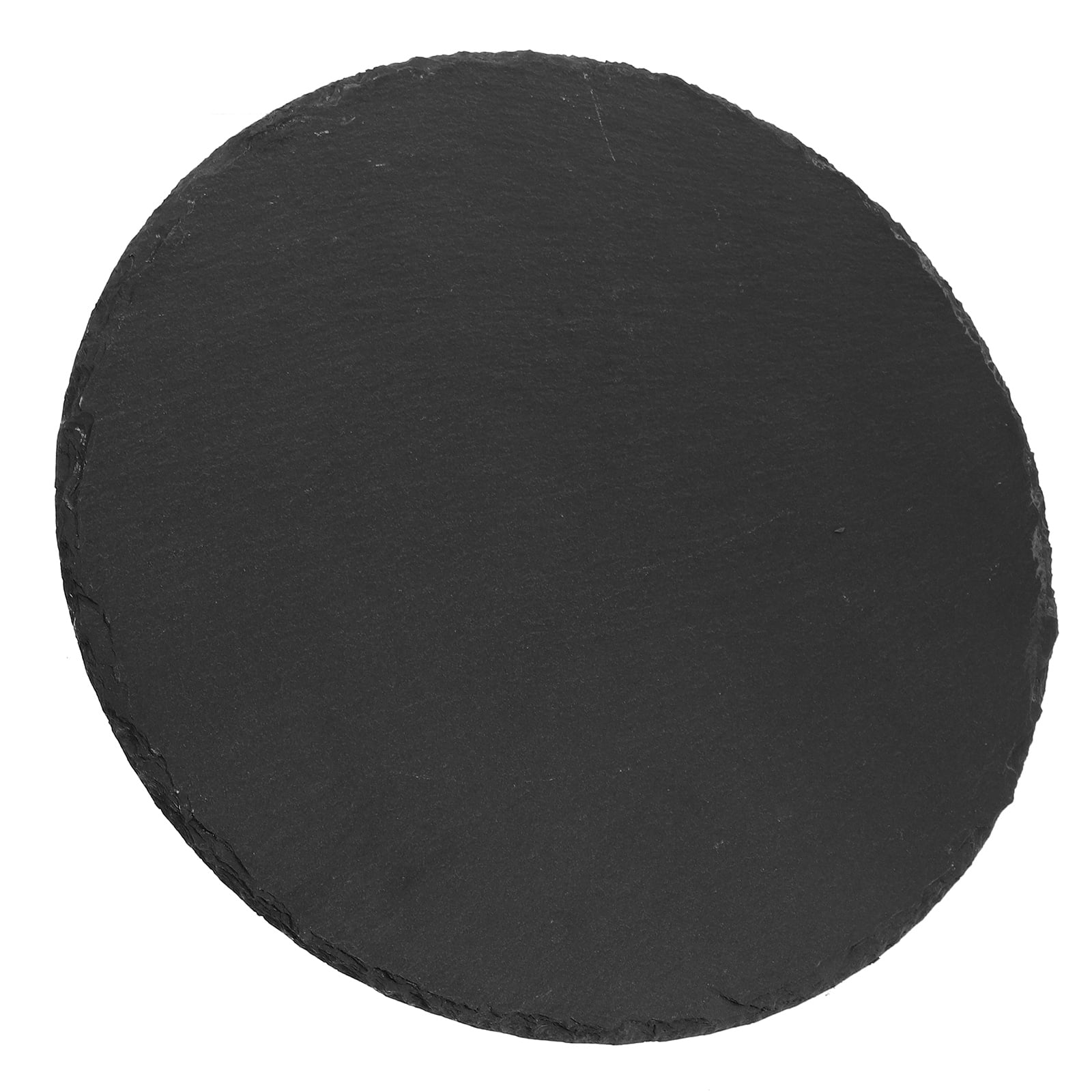 25 CM Barbecue Plate Fruit Tray Round Stone Pizza Placemats Snack Bbq