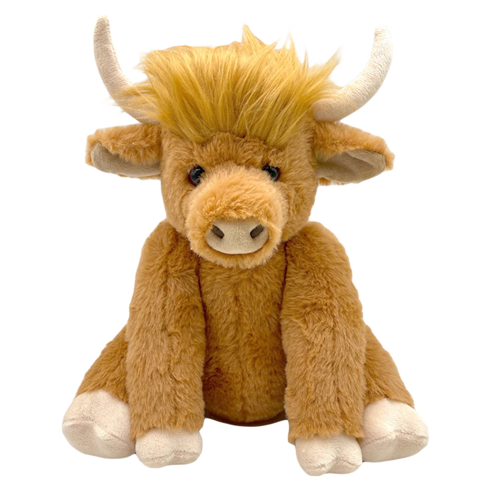 25 CM Highland Cow Movable Joint Stuffed Animal Plush Toy Doll Cute Soft Cartoon Doll for Kid