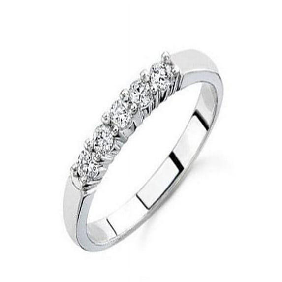 .25 Carat Diamond Women Wedding Ring Band on 10k White Gold