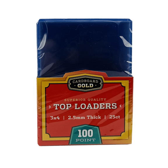 25 Cardboard Gold 2.5mm 100pt Pro Top-loaders Topload Thick Jersey Cards