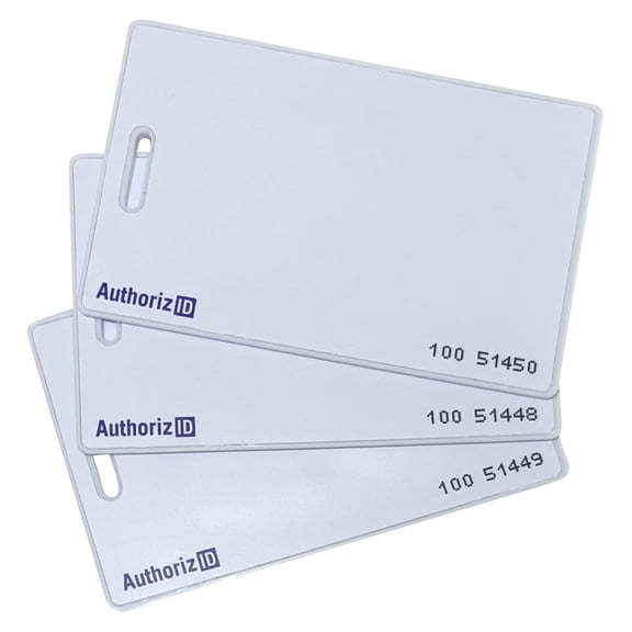 25 Clamshell Cards Compatible with Doorking DK Prox Readers. Compare to Door King DKProx. (AUCR80-25)