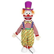 25 Clown w/ Hat, Full Body, Ventriloquist Style Puppet