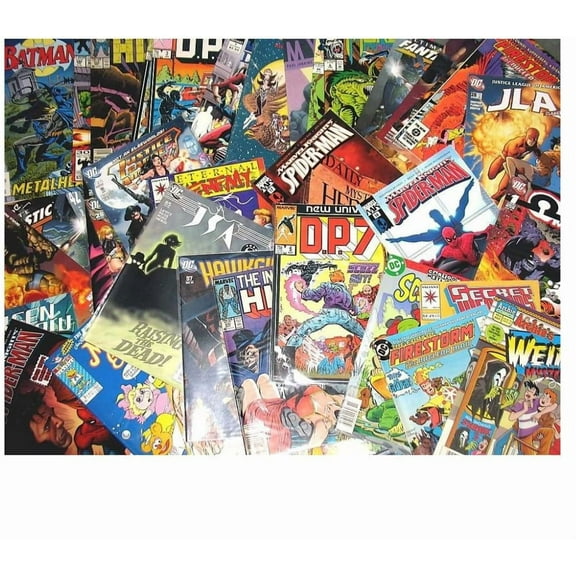 25 Comics Marvel DC ONLY No Duplication Superman Batman Spider-man