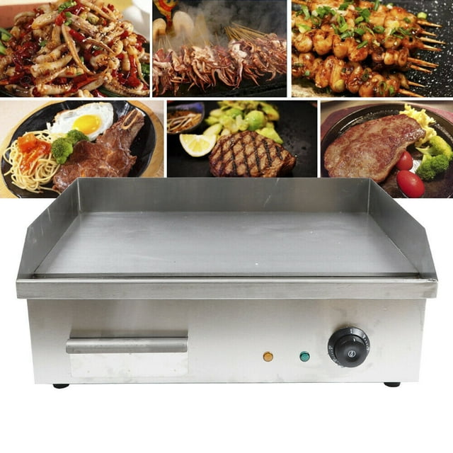 25" Commercial Electric Griddle Countertop Flat Top Grill Hot Plate