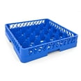 thumbnail image 1 of 25-Compartment Glass Rack – Commercial Dishwasher Cup Rack | Blue., 1 of 4