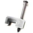 thumbnail image 1 of 25 Count .25 in. White Plastic Coaxial Staple, 1 of 1