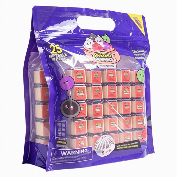 25 Count Extra Mini Dumplings, Extra Mini Mystery Dumpling Set, 25 pack of extra mini Squishy dumplings, extra mini 25 pack of dumplings for Christmas Stocking Stuffers and Class Party Gifts Crazy Gi