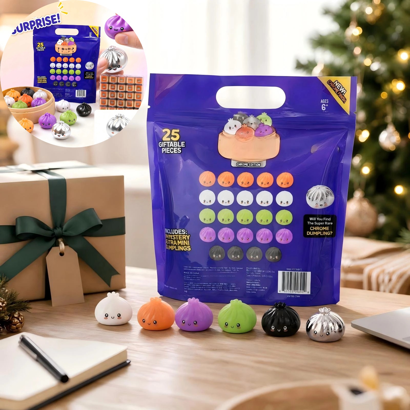 25 Count Extra Mini Dumplings Squishy Extra Mini Mystery Dumpling Set 25 Count Extra Mini Dumplings Squishy Extra Mini Mystery Dumpling Set