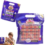 25 Count Extra Mini Dumplings Squishy Extra Mini Mystery Dumpling Squishy Set Squishy Toys Mystery Dumpling Squishy for Halloween Goodie Bags Classroom Reward Gifts