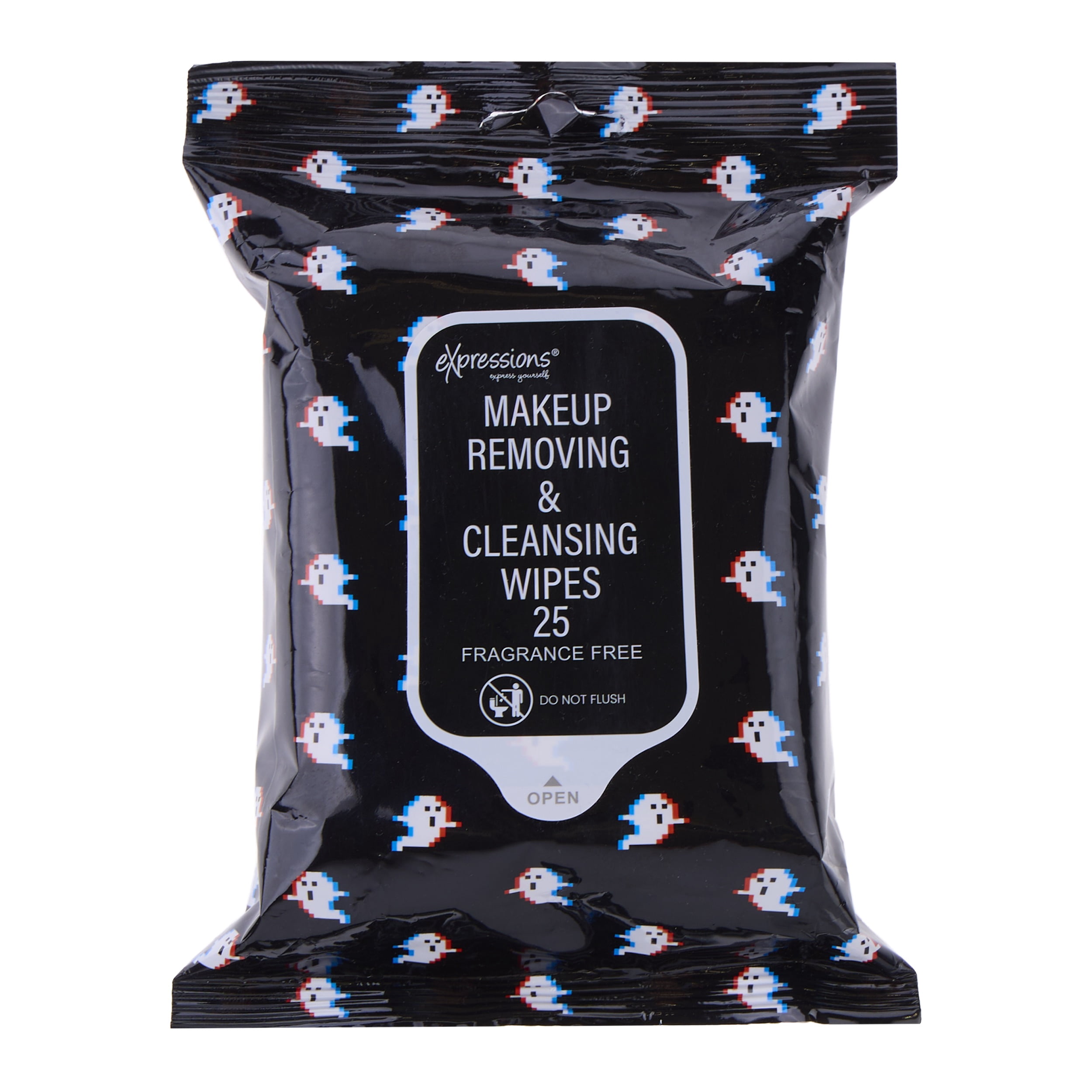 25 Count Makeup Removing Wipes Ghost Packaging, Almar