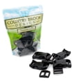 thumbnail image 1 of 25 - Country Brook Design® 1 inch Black Contoured Side Release Buckle & Wide Mouth Triglide Set, 1 of 4