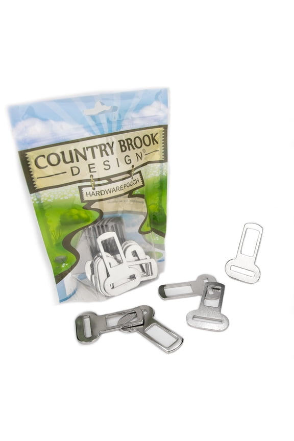 25 - Country Brook Design® 1 inch Metal Seat Belt Clip