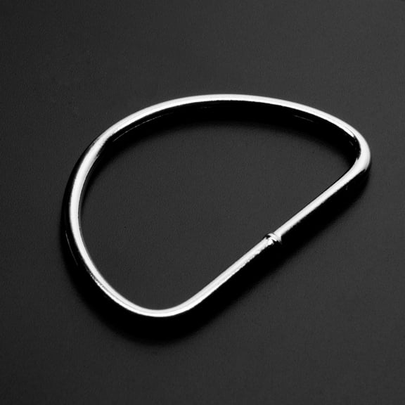 25 - Country Brook Design® 2 inch Nickel Plated Welded Lite D-Rings