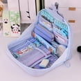 thumbnail image 1 of Pencil Bags with Zipper, Pencil Case for Primary Campus Students 12-layer Pencil Case with High Appearance And Multifunctional Pencil Case Back to College, 1 of 6