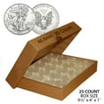 thumbnail image 1 of 25 Direct Fit Airtight 40.6mm Coin Holders Capsule For 1oz US SILVER EAGLE w/BOX, 1 of 2